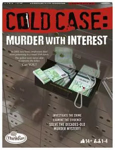 Cold Case: Murder with Interest – A Murder Mystery Game in a Box for Ages 14 and Up