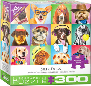 Silly Dogs - 300 Piece Puzzle by Eurographics