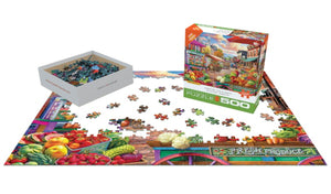 Market Day - 500 Piece Puzzle by Eurographics