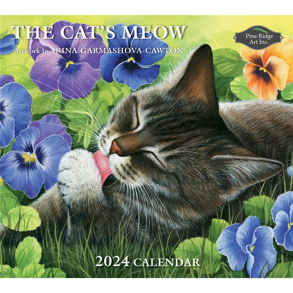 Cats Meow 2024 Wall Calendar