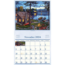 Load image into Gallery viewer, Great Outdoors 2024 Wall Calendar by Pine Ridge
