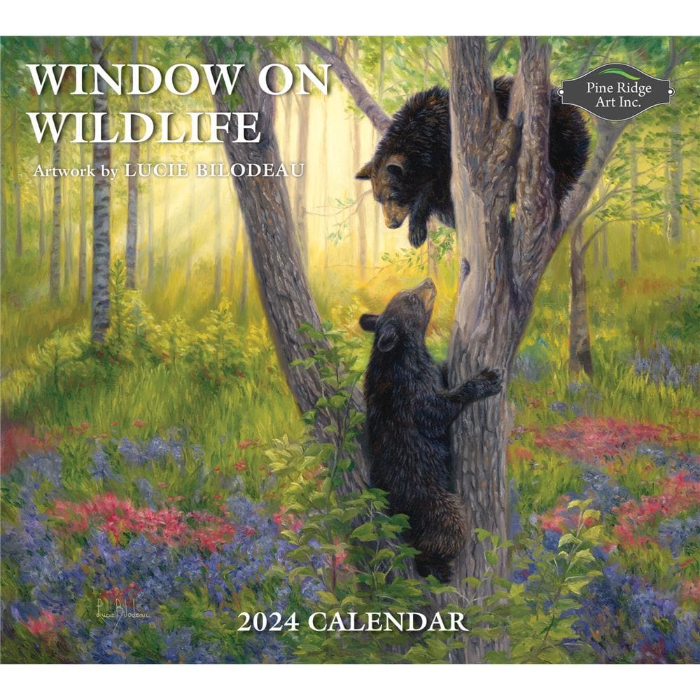 Window On Wildlife 2024 Wall Calendar by Pine Ridge