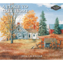 Load image into Gallery viewer, Place To Call Home 2024 Pine Ridge Wall Calendar
