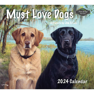 Must Love Dogs 2024 Wall Calendar by Pine Ridge