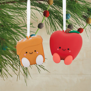 Better Together Apple and Caramel Magnetic Hallmark Ornaments, Set of 2