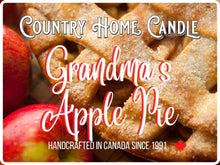 Load image into Gallery viewer, GRANDMA&#39;S APPLE PIE - COUNTRY HOME CANDLE 26OZ
