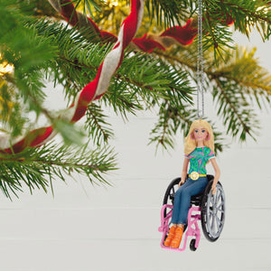 Barbie™ Fashionista With Wheelchair Ornament