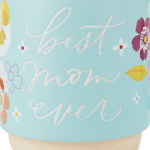 Best Mom Ever Floral Mug, 16 oz.