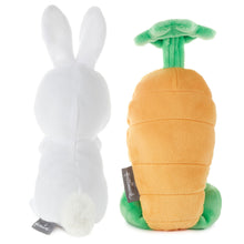 Load image into Gallery viewer, Better Together Bunny and Carrot Magnetic Plush Pair, 8&quot;
