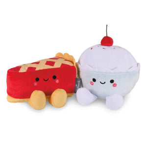 Better Together Cherry Pie and Ice Cream Magnetic Plush Pair, 5"