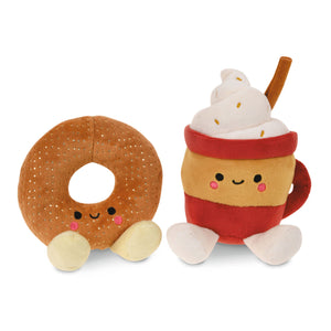Better Together Doughnut and Latte Magnetic Plush, 7"
