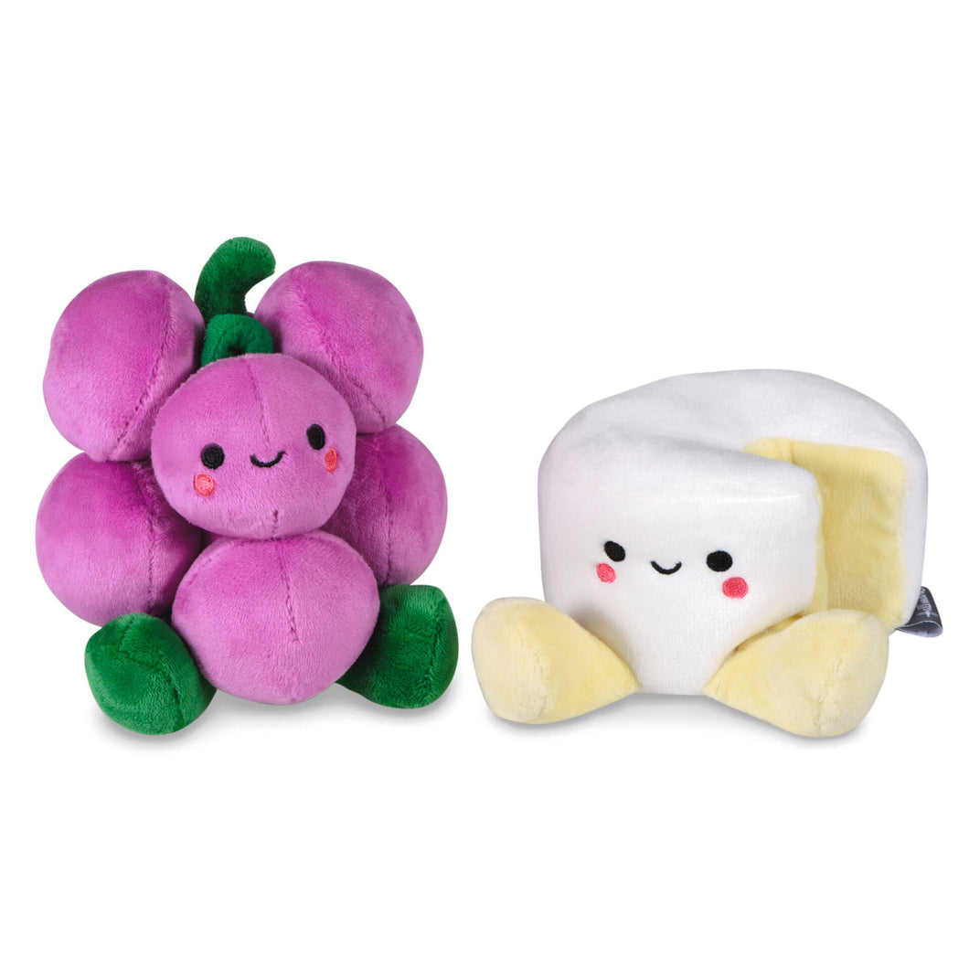 Better Together Grapes and Cheese Magnetic Plush, 5.75