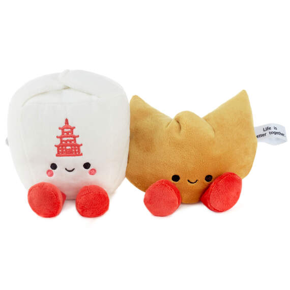 Better Together Takeout Box and Fortune Cookie Magnetic Plush Pair, 5