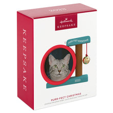 Load image into Gallery viewer, Purr-fect Christmas 2023 Photo Frame Ornament
