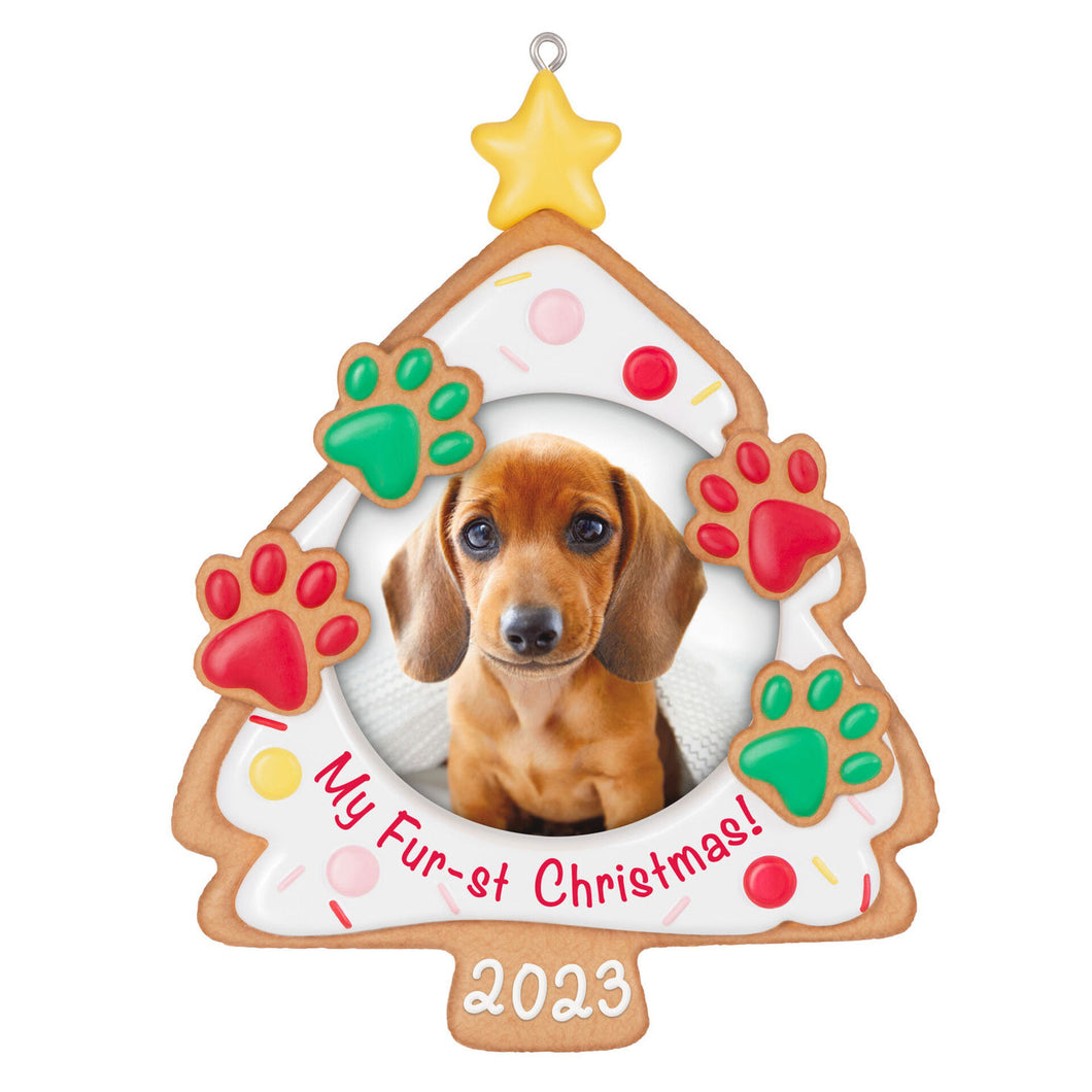 My Fur-st Christmas 2023 Photo Frame Ornament