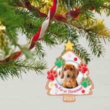 Load image into Gallery viewer, My Fur-st Christmas 2023 Photo Frame Ornament
