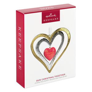 Our Christmas Together 2023 Metal Ornament