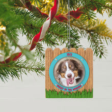 Load image into Gallery viewer, Doggy in the Window 2023 Photo Frame Ornament

