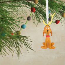 Load image into Gallery viewer, Dr. Seuss&#39; How the Grinch Stole Christmas!™ Max Hallmark Ornament
