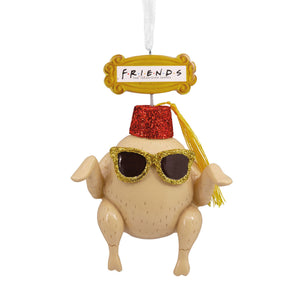 Friends Turkey in Fez and Sunglasses Hallmark Ornament