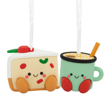 Load image into Gallery viewer, Better Together Fruitcake and Eggnog Magnetic Hallmark Ornaments, Set of 2
