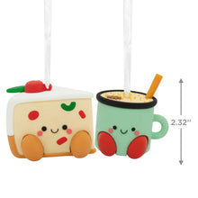 Load image into Gallery viewer, Better Together Fruitcake and Eggnog Magnetic Hallmark Ornaments, Set of 2
