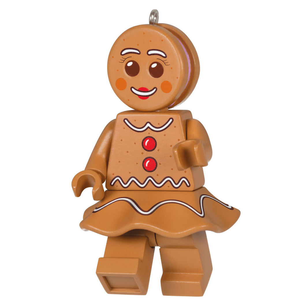 Gingerbread Woman LEGO® Minifigure Ornament