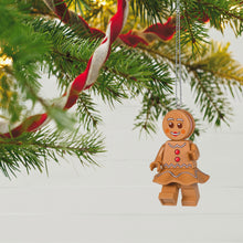 Load image into Gallery viewer, Gingerbread Woman LEGO® Minifigure Ornament
