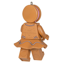 Load image into Gallery viewer, Gingerbread Woman LEGO® Minifigure Ornament
