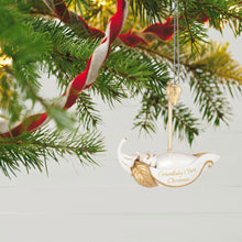 Load image into Gallery viewer, Grandbaby&#39;s First Christmas Pea in a Pod 2023 Porcelain Ornament
