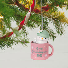 Load image into Gallery viewer, Great-Granddaughter Hot Cocoa Mug 2023 Ornament
