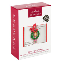 Load image into Gallery viewer, Dr. Seuss&#39;s How the Grinch Stole Christmas!™ Cindy-Lou Who Ornament
