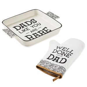 Grilling Dad Oven Mitt and Platter Gift Set