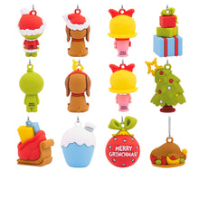 Load image into Gallery viewer, Dr. Seuss&#39;s How the Grinch Stole Christmas!™ Hallmark Countdown Calendar Paper Tree Set With 12 Mini Ornaments
