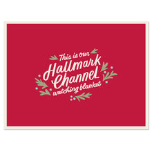 Load image into Gallery viewer, Hallmark Channel Red Oversized Blanket, 60x80

