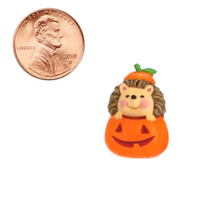 Mini Halloween Hedgehog Ornament, 1.1"