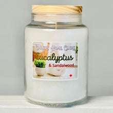 Load image into Gallery viewer, EUCALYPTUS &amp; SANDALWOOD - COUNTRY HOME CANDLE
