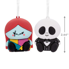 Load image into Gallery viewer, Better Together Disney Tim Burton&#39;s The Nightmare Before Christmas Jack and Sally Magnetic Hallmark Ornaments, Set of 2
