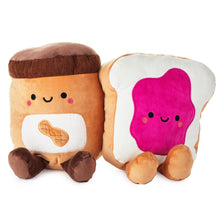 Load image into Gallery viewer, Large Better Together Peanut Butter and Jelly Magnetic Plush, 12&quot;

