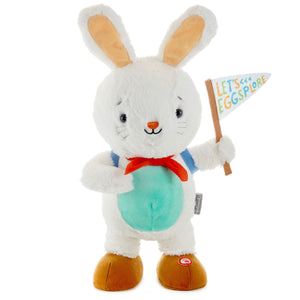 Let's Eggs-plore Singing Bunny Plush With Motion, 15"