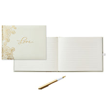 Load image into Gallery viewer, Love Wedding Guest Book With Pen
