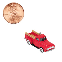 Load image into Gallery viewer, Mini Lil&#39; American Trucks 1954 Mercury M-100 2023 Metal Ornament, 0.75&quot;
