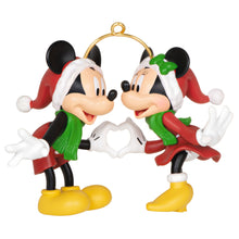 Load image into Gallery viewer, Disney Mickey and Minnie A Season of Love Ornament
