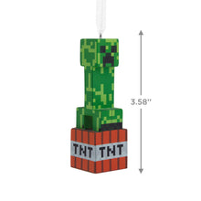 Load image into Gallery viewer, Minecraft Creeper on TNT Hallmark Ornament
