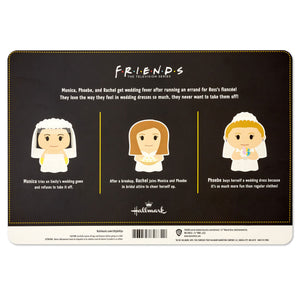 itty bittys® Friends Monica, Rachel and Phoebe in Wedding Dresses Plush, Set of 3