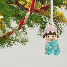 Load image into Gallery viewer, Disney/Pixar Precious Moments Monsters, Inc. Boo and Sulley Porcelain Ornament
