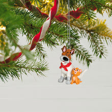 Load image into Gallery viewer, Disney Oliver and Company 35th Anniversary Oliver and Dodger Ornament

