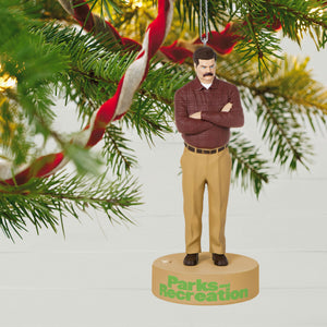 Parks and Recreation Ron Swanson Ornament With Sound