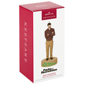 Parks and Recreation Ron Swanson Ornament With Sound