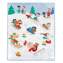 Load image into Gallery viewer, Peanuts® Gang Sledding Holiday Throw Blanket, 50x60
